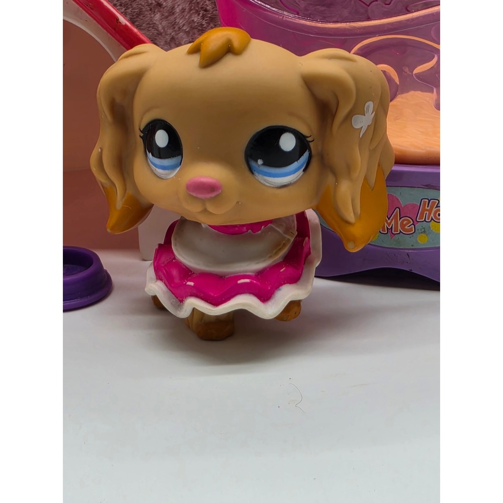 Littlest Pet Shop Golden Cocker Spaniel #1716 Dog Figure Dollhouse Accessories - Picture 5 of 16